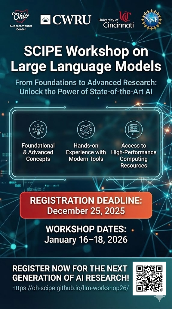 SCIPE Workshop on Large Language Models
