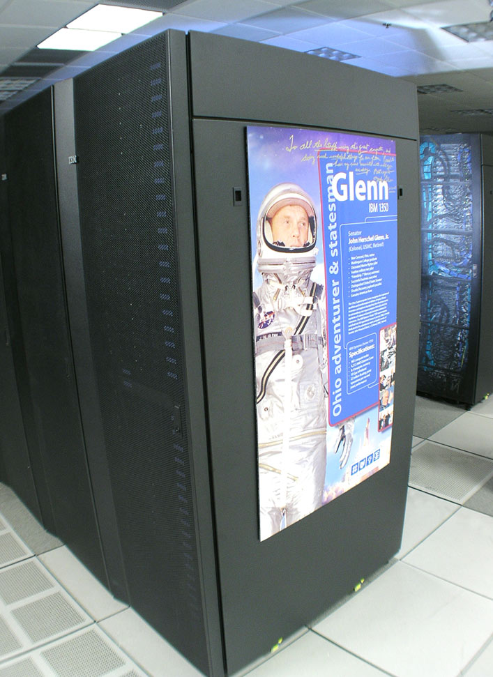Photo: Image of the Glenn supercomputer